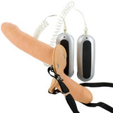 Supreme Nature Thick Vibrating Two Way Strap-On Harness