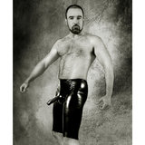 Renegade Rubber Latex Wear Bermuda Sheath Shorts