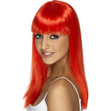Glamourama Long Straight Wig with Fringe