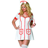 Fever Plus Size Envy Hot Nurse Costume