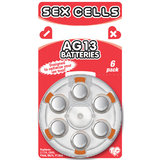 Sex Cells LR44 Batteries (6 Pack)