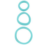 1969 Les Complices Triple Cock Ring Set