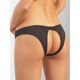 Mandy Mystery Wet Look Crotchless Knickers