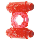 Shag Factory Double Decker Twin Bullet Vibrator Love Ring