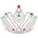 Silver Jewelled Heart Hen Party Tiara