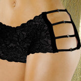 Sensualle Grandiosa Lace French Knickers with Open Sides