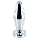 Heavy Metal 4 Inch Shiny Butt Plug