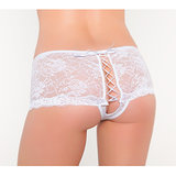 Seven Til Midnight Plus Size Floral Lace Shorts