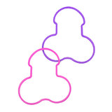Willy Shaped Rubber Bands (12 Pack)
