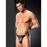 Blue Line Sheer Mesh Jock Strap