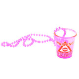 Hen Party Warning Necklace Shot Glass