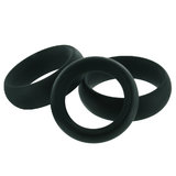 Triple Pack Silicone Cock Ring Set