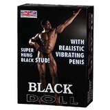 Black Stud Inflatable Vibrating Male Sex Doll