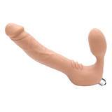 Tantus Realdoe Wireless Strap On Double Dildo Vibrator 6.5 inch