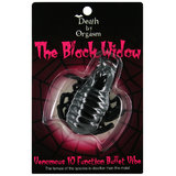 Death By Orgasm Black Widow Spider 10 Speed Bullet Vibrator
