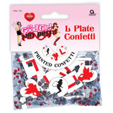 Good Girl and Bad Girl L Plate Confetti