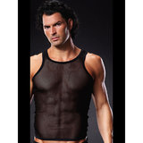 Blue Line Mesh Vest Top