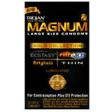 Trojan Magnum Large Condoms Gold Collection (10 Pack)