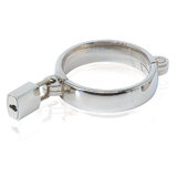 Metal Worx Large Metal Cock Ring with Lock