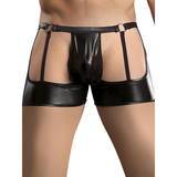 Male Power New Extreme Wet Look Garter Shorts
