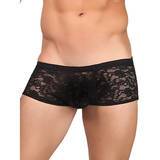 Male Power Stretch Lace Boxer Shorts