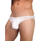 Male Power Stretch Lace Tanga Brief