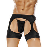 Male Power Lycra Chaps Short and G-String Pouch