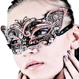 Luna Veneziana Ambra Fox Masquerade Mask