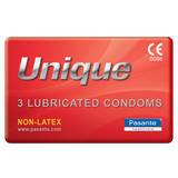 Pasante Unique Non Latex Polyethylene Condoms (3 Pack)