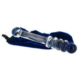 Lovehoney Ribbed Orgasmic Glass Dildo 8 Inch