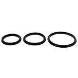 Spartacus Stretch Rubber Cock Ring Set (3 Pack)