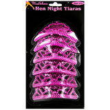 Mini Hen Party Tiaras (6 Pack)