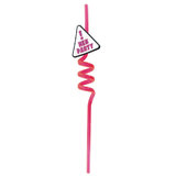 Hen Night Curly Drinking Straw