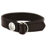 Adjustable Leather D Ring Cock Ring