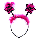 Star Hen Party Pink Fluffy Boppers