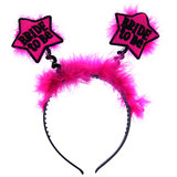 Star Bride to Be Pink Fluffy Boppers