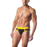 Fantasy Excite See Through Briefs with Coloured Trim