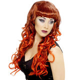 Glamour Long Curly Siren Wig with Fringe