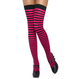 Fever Sheer Desires Striped Thigh High Stockings