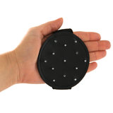 Zado Leather Spanking Paddle with Flattened Spikes