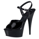 Pleaser Delight Stiletto Platform Peep-Toe High Heel Shoes