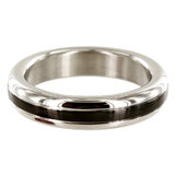 Stainless Steel 1.75 Inch Cock Ring with Band