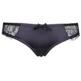 BlueBella Madison Eyelash and Satin Thong