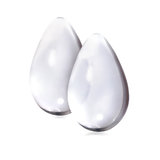 Crystal Glass Kegel Eggs Large