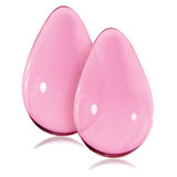 Crystal Glass Kegel Eggs Large