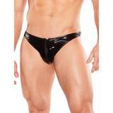 Zeus by Allure Leather Wet Look Zip Thong