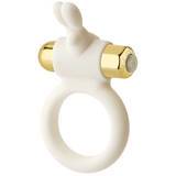 Doc Johnson Wonderland White Wabbit Vibrating Cock Ring