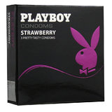 Playboy Strawberry Condoms (3 Pack)