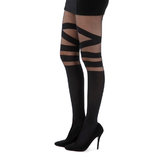 Pamela Mann V Strap Bandage Fashion Tights