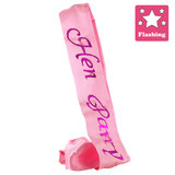 Flashing Hen Party Pink Satin Sash